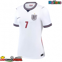 Camisa de Futebol Inglaterra Bukayo Saka #7 Equipamento Principal Mulheres Mundo 2026 Manga Curta
